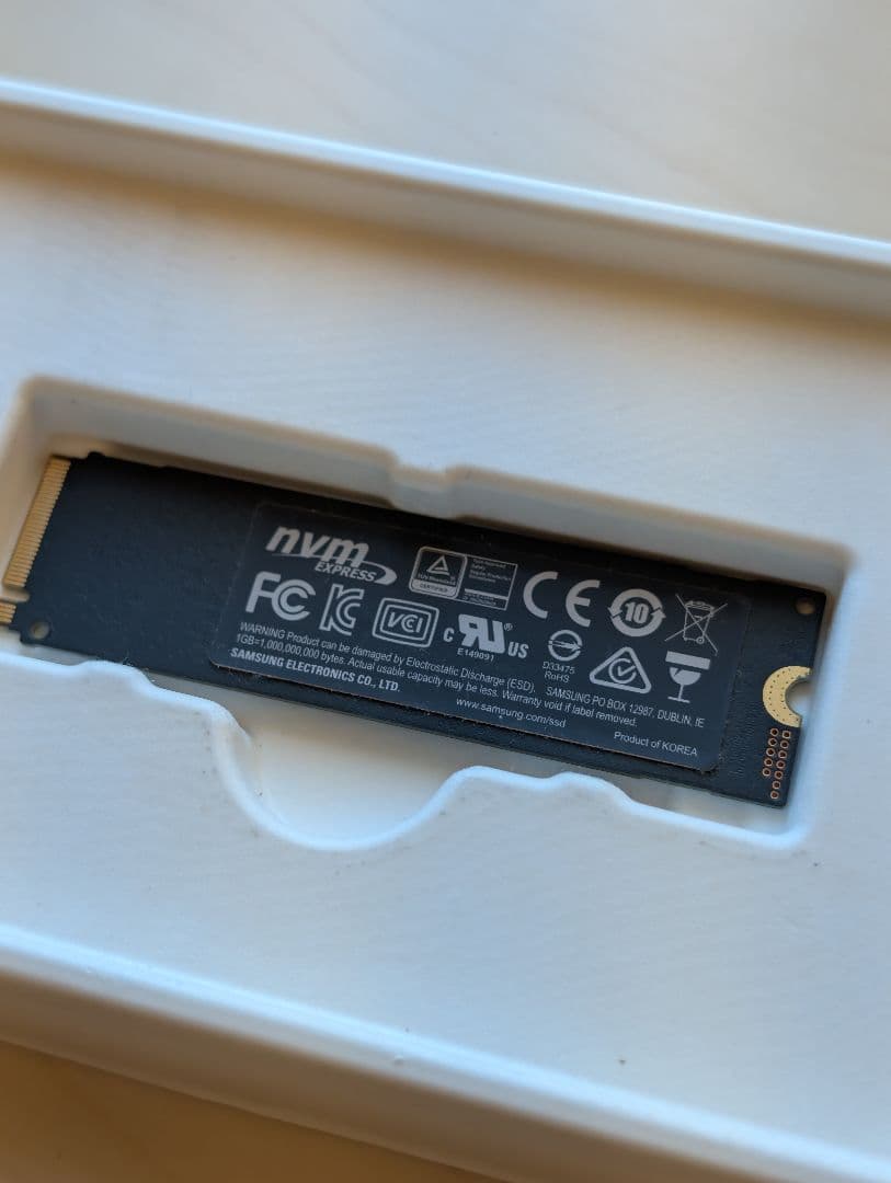 内蔵型SSD Samsung 970 EVO Plus 1TB NVMe SSD