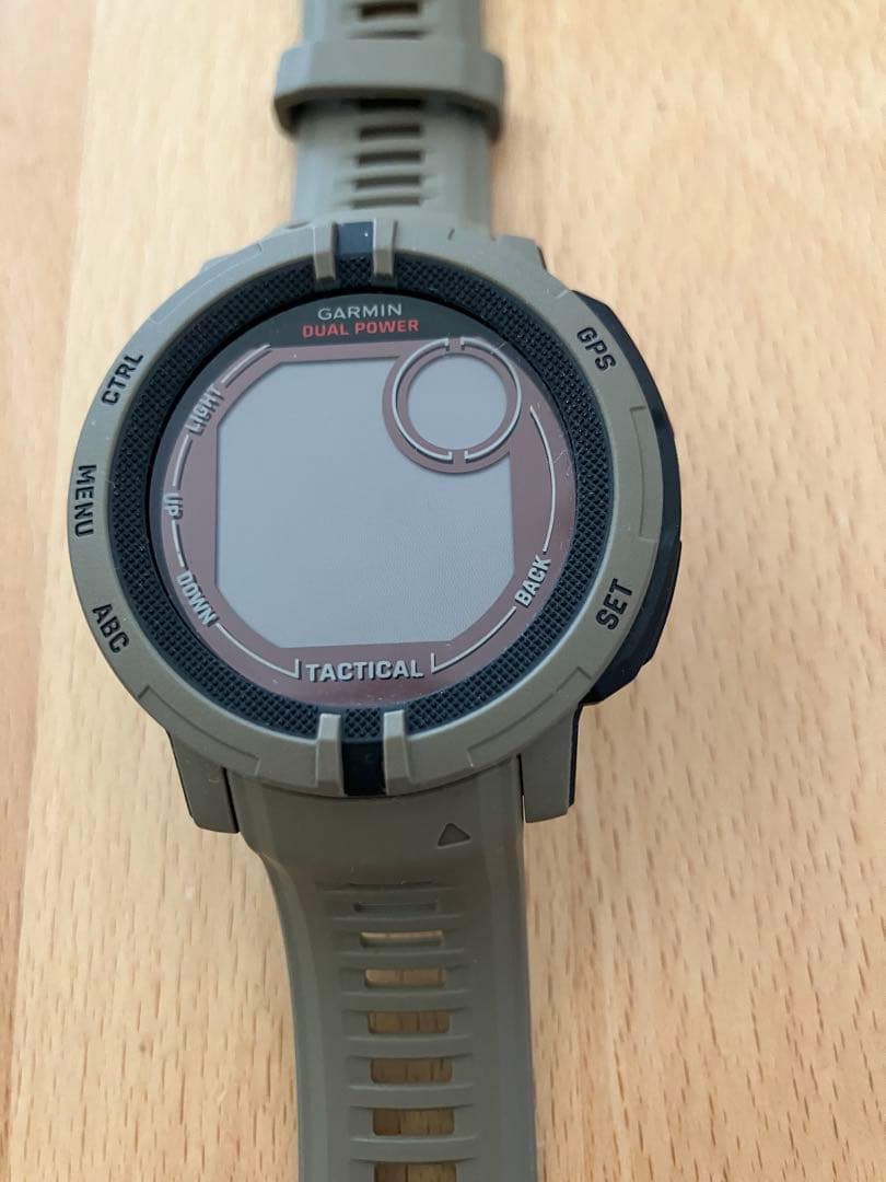 ガーミン Instinct 2 dual powerタクティカル カーキ
