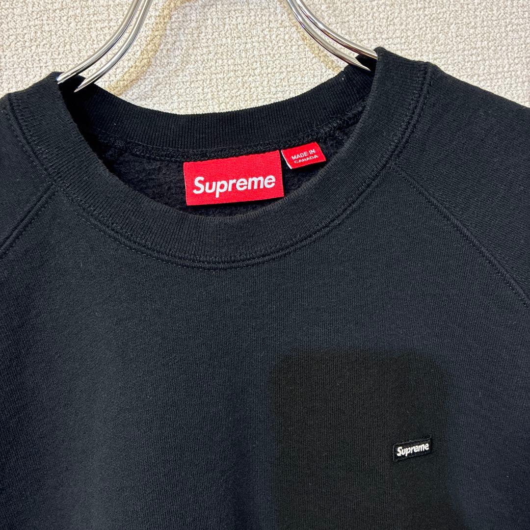 トップス Supreme Small Box Raglan Crewneck black