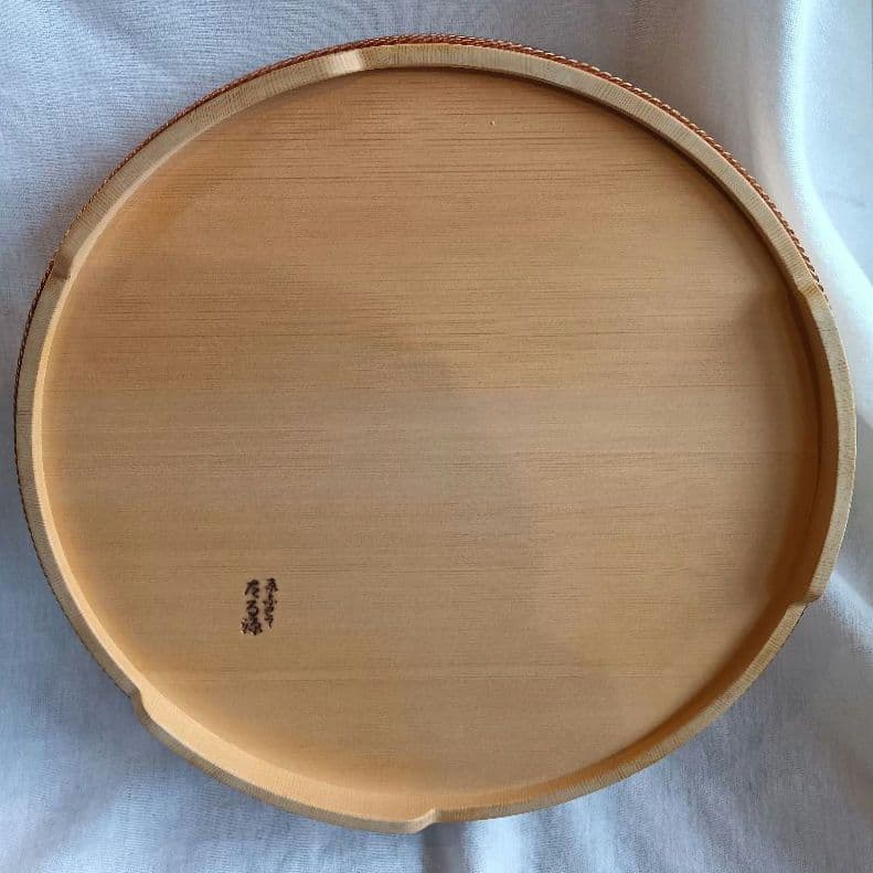 京都　たる源　桶 　みがき粉付　工芸品　直径約30cm