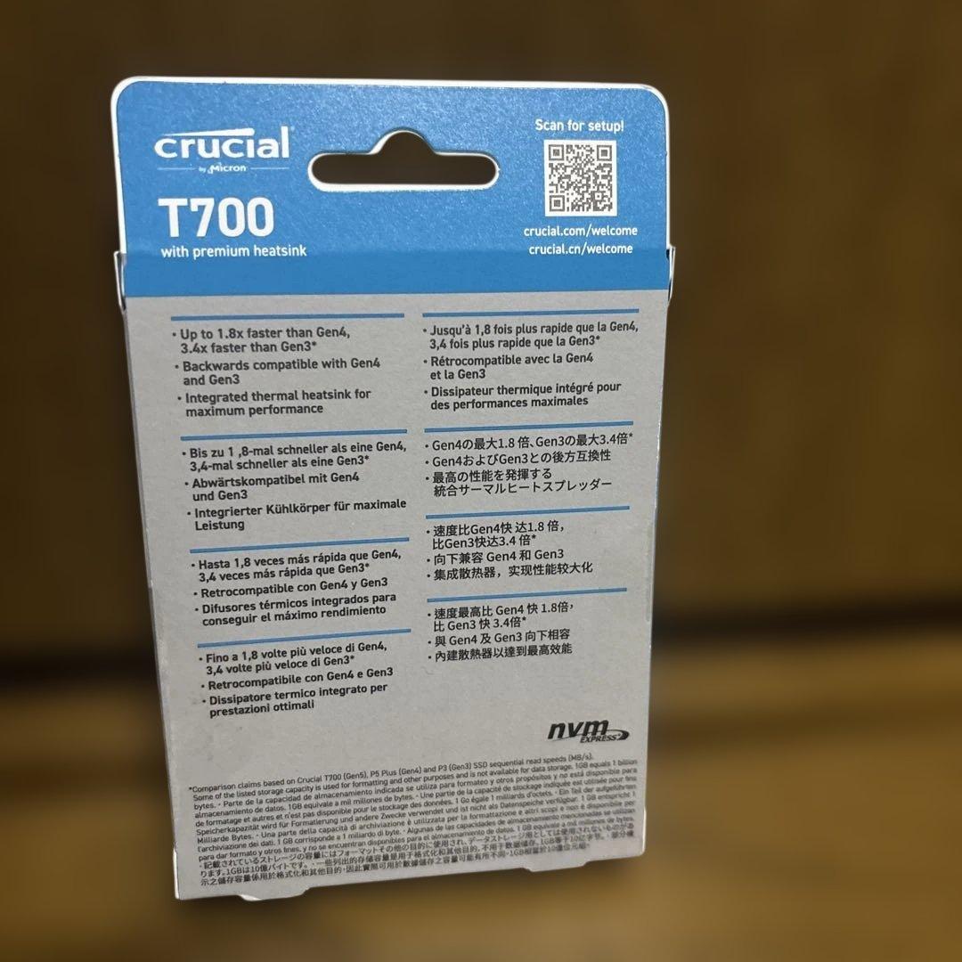 【新品未開封】Crucial(クルーシャル) T700 PRO 2TB