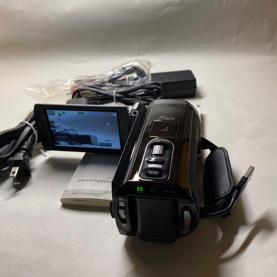 ビデオカメラ SONY AVCHD 3D handycam HDR-TD20V