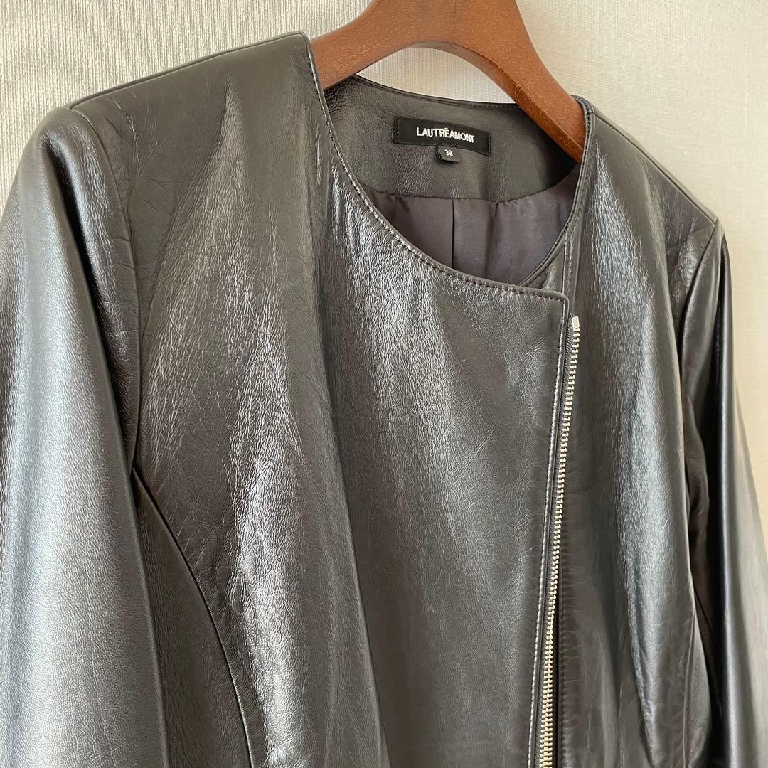 美品！ 羊革 ロートレアモン レザージャケット 38