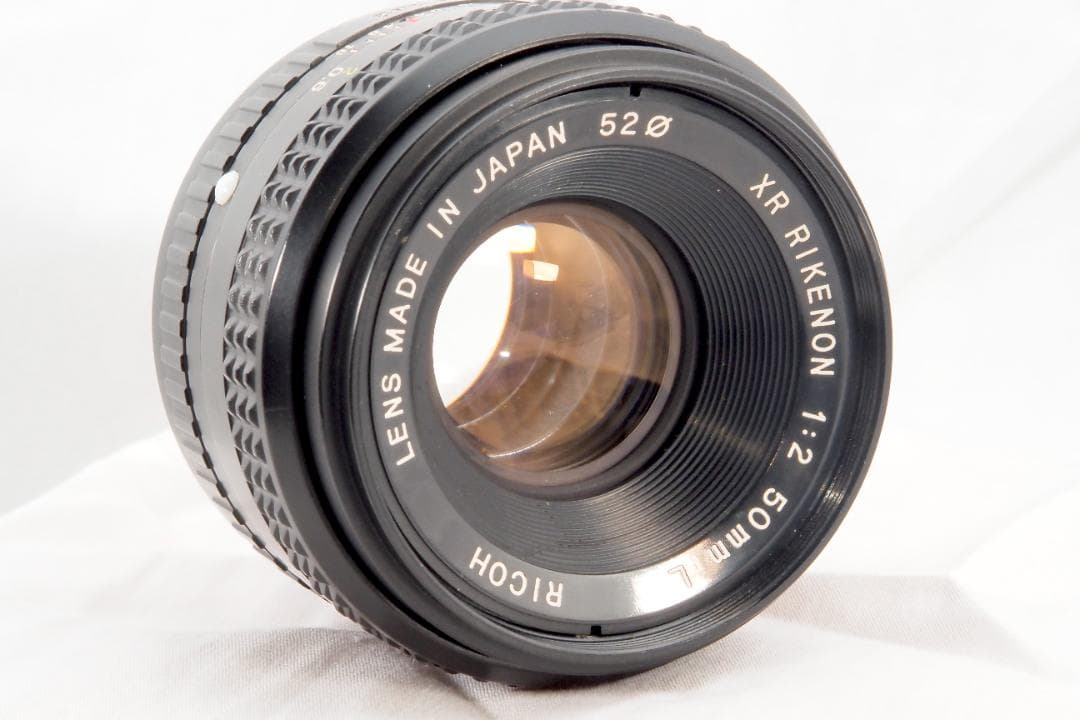 XR RIKENON L 50mm f/2 きれい 分解整備済 保証付 652