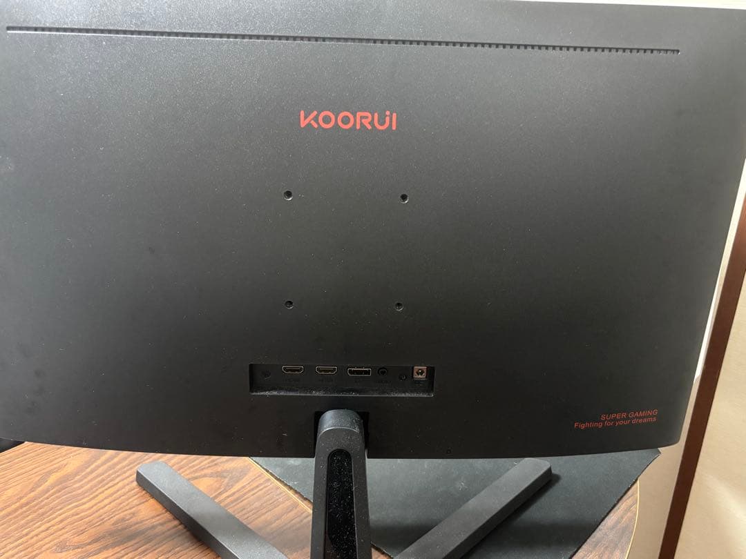 格安　KOORUI ゲーミングモニター本体　165hz