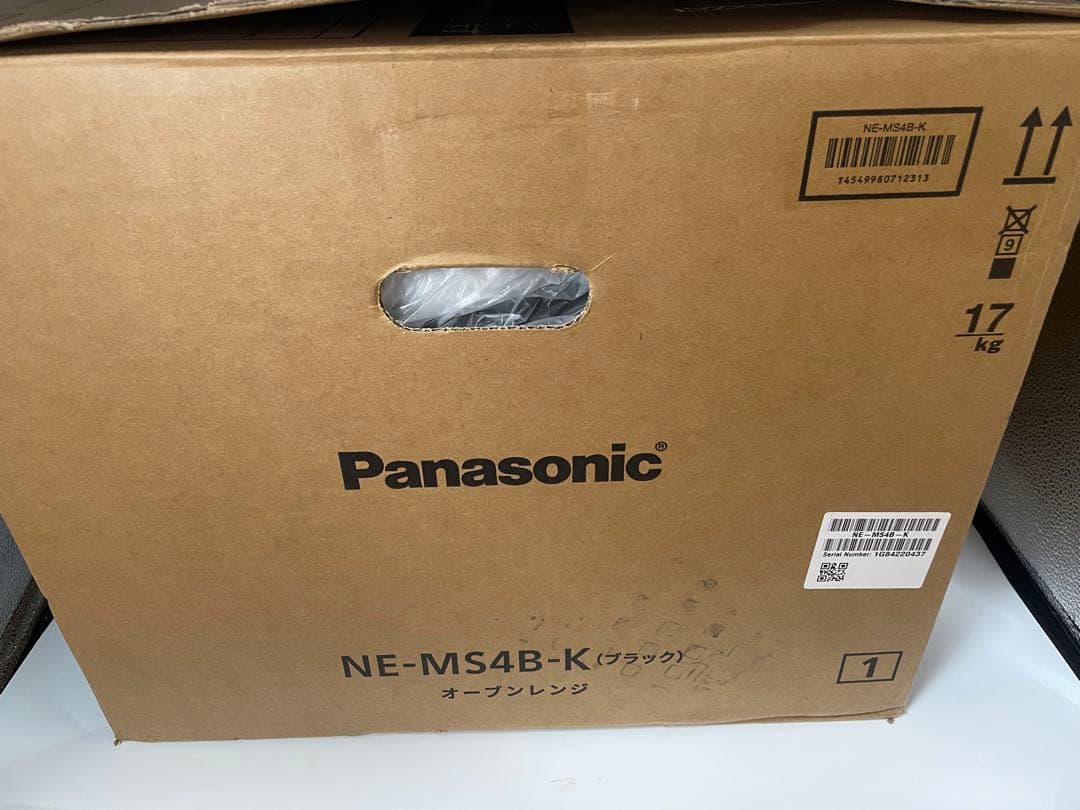 新品未使用　開封済　パナソニック オーブンレンジ 26L　NE-MS4B-K