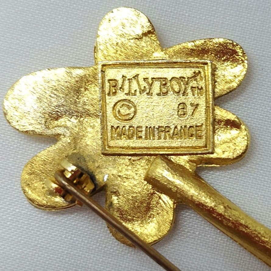 BILLY BOY ビリーボーイ ブローチ ヴィンテージ 花のブローチ