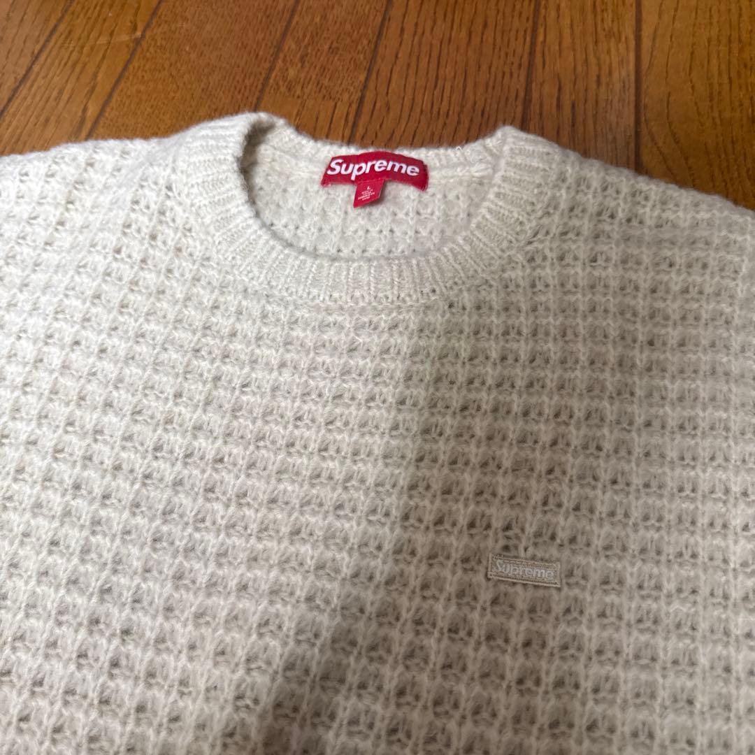 トップス supreme 25aw small box waffle sweater L