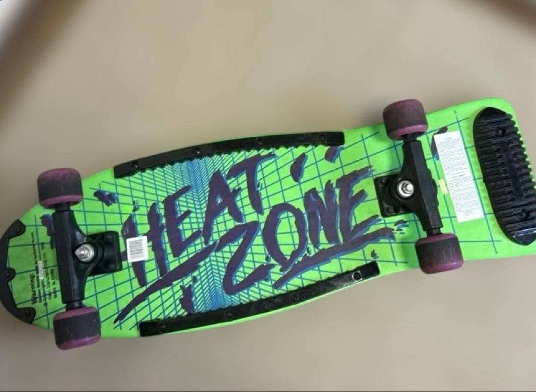 NASH HEAT ZONE スケートボード グリーン　90年代ヴィンテージ