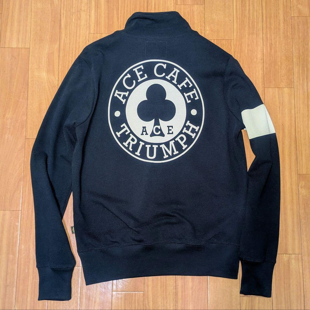 トライアンフ × エースカフェ コラボスウェット S(L相当)純正ハンガー付