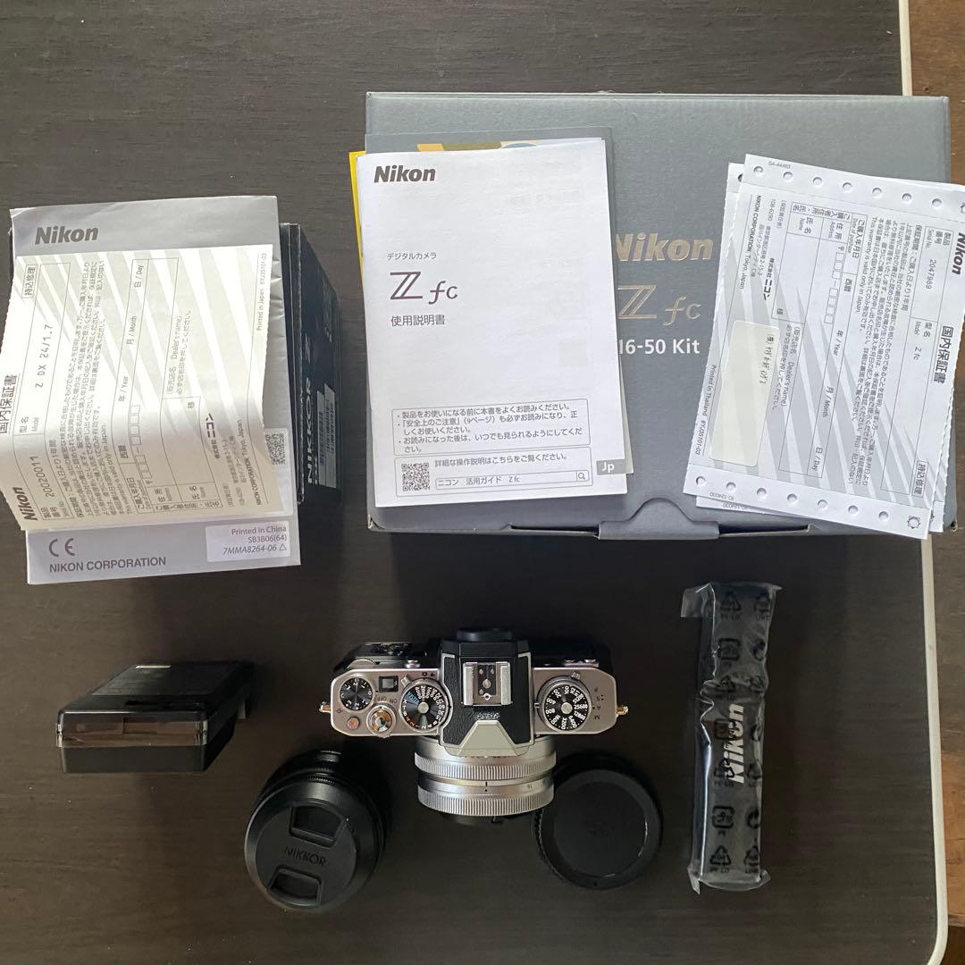 【美品】Nikon Z fc レンズキット+Z 24mm f/1.7レンズ