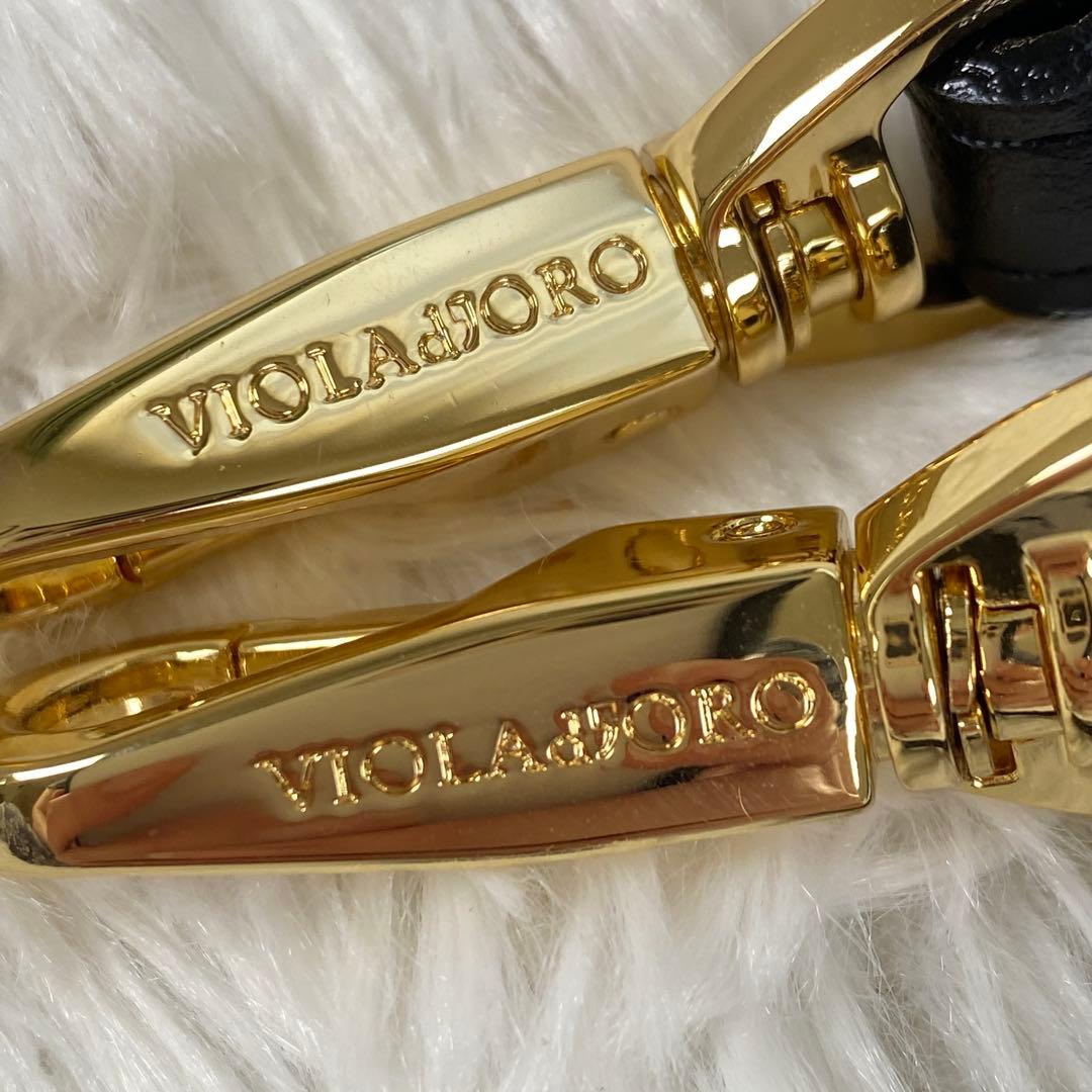 美品　ヴィオラドーロ　MIRO アバカ レザー　2WAY かごバッグ