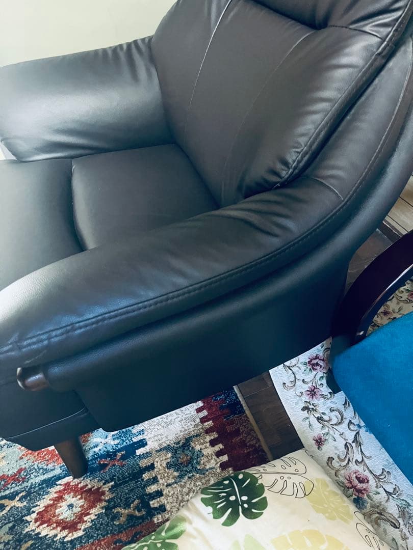 必読！(Nシールド コウテイ3 DBR)1人用ソファ 直接取引&たのメル便