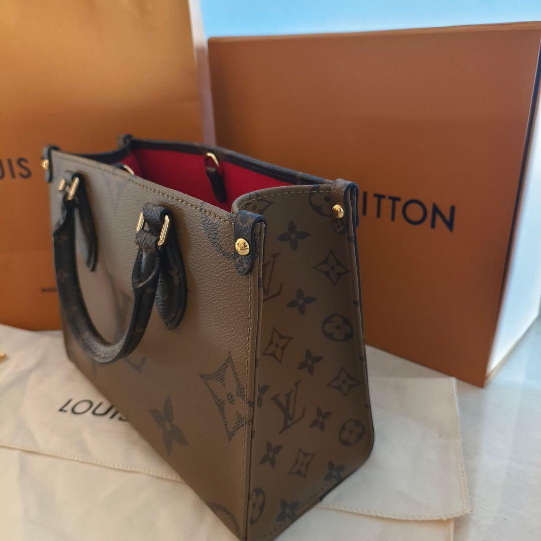 ゴールド金具 ショルダー ハンドバッグ M46373