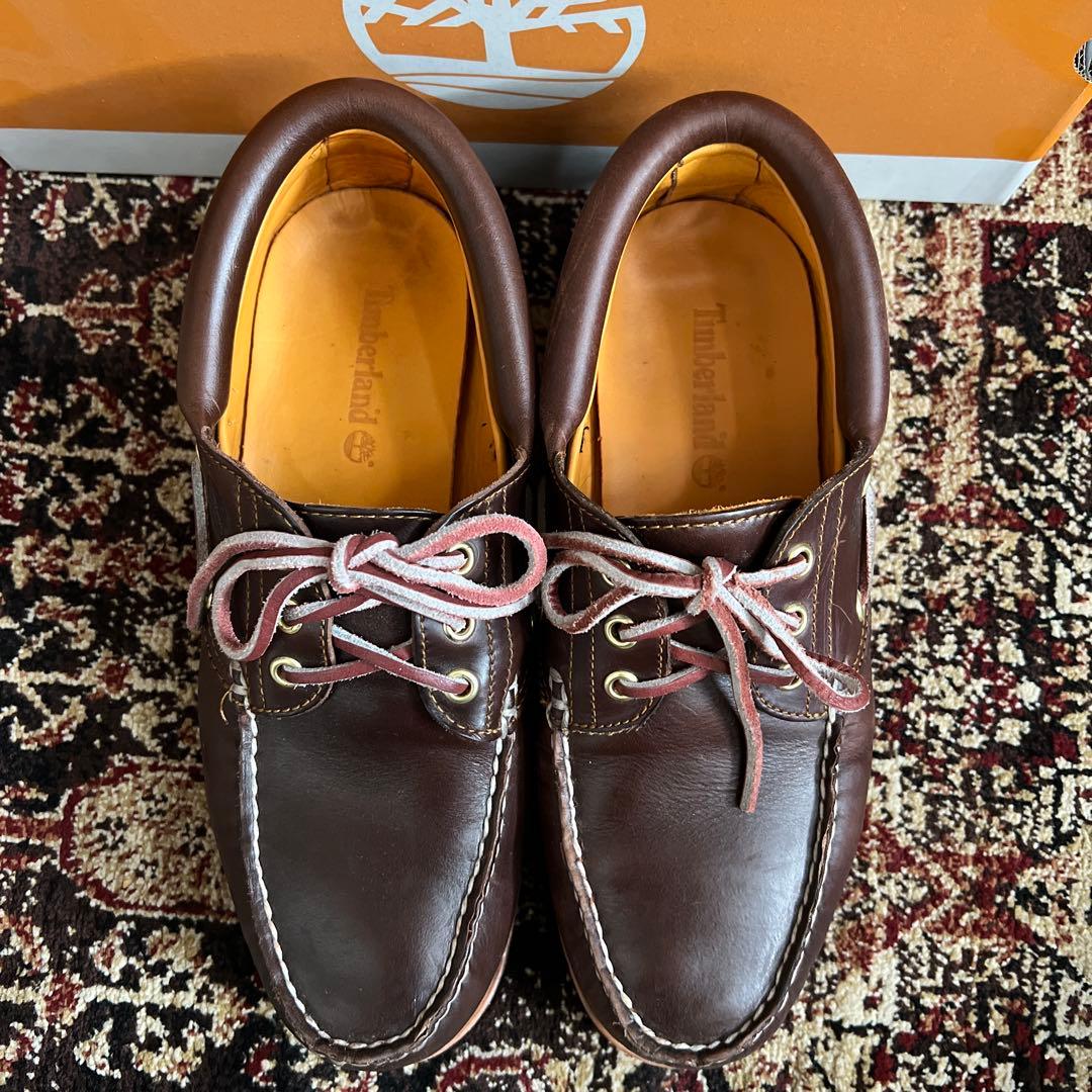 Timberland 3eye classic lug brown ローファー