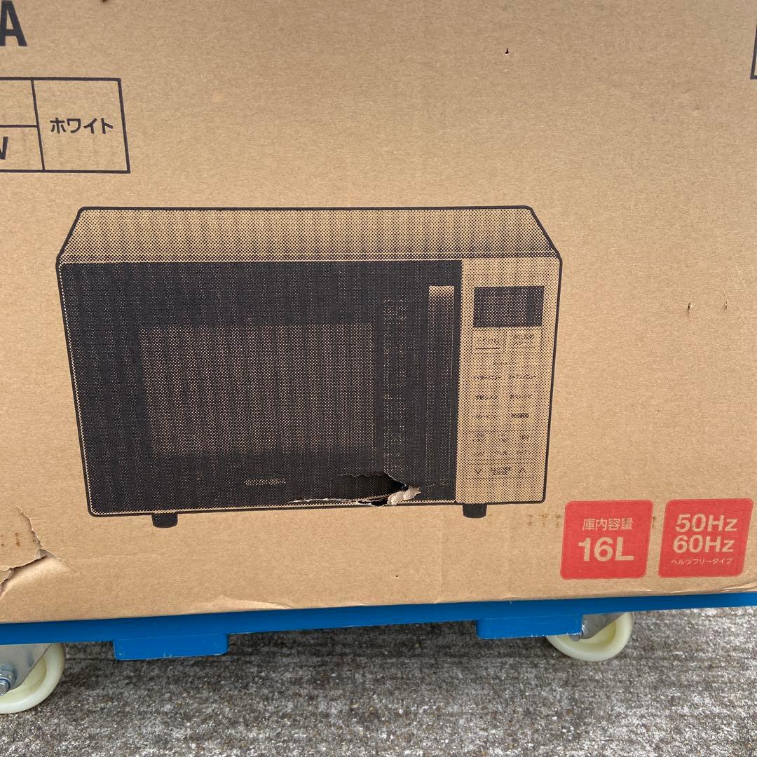 新品未開封 アイリス オーブンレンジ MO-T1605-W 　e1586-1F