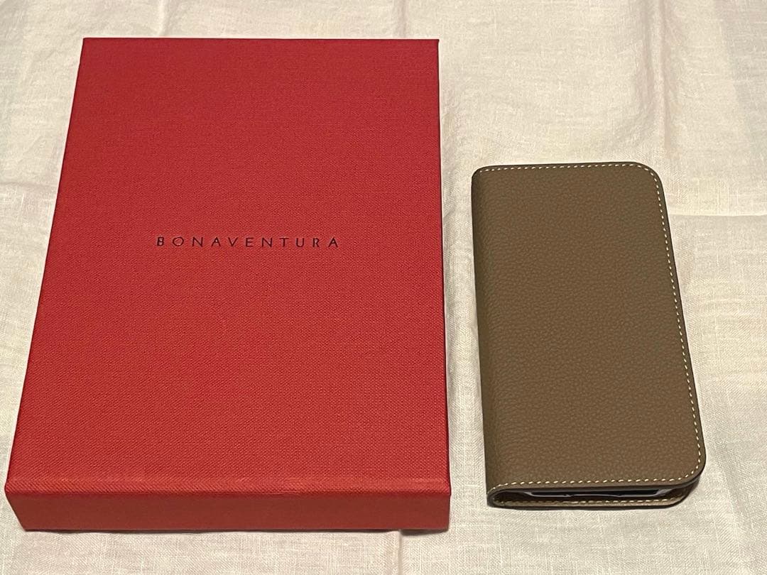 VONAVENTURA スマホケース　iPhone12 mini グレージュ