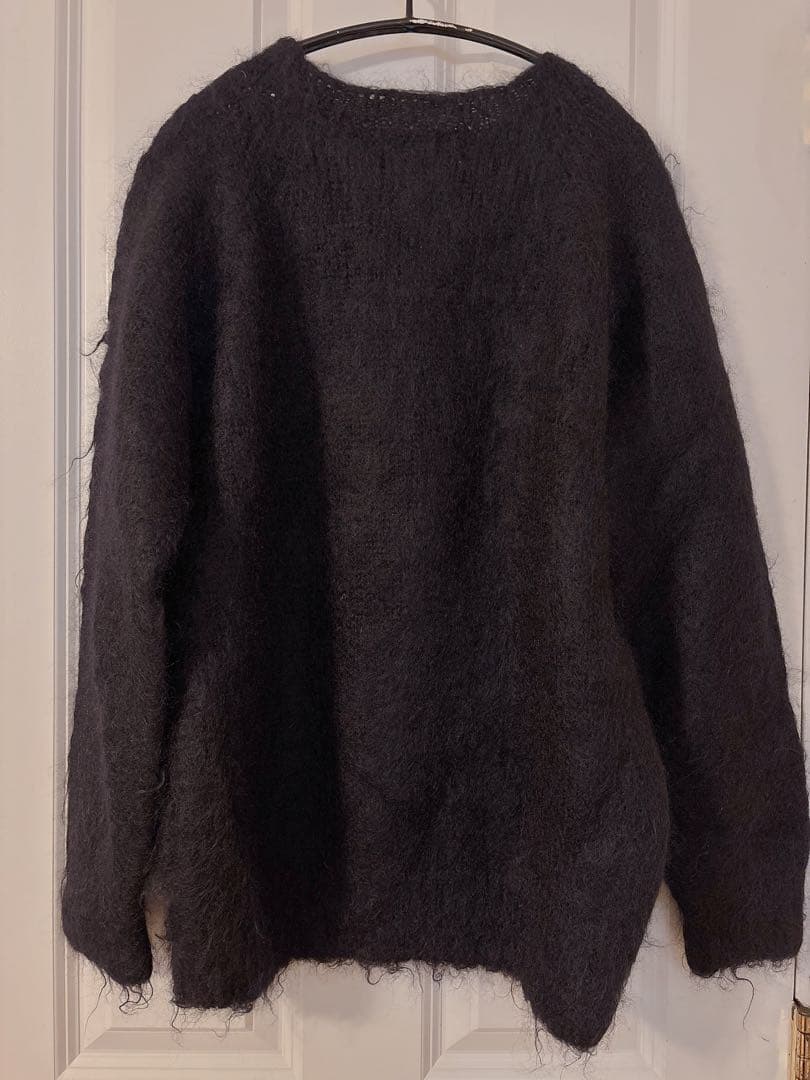 美品☆Harley of Scotland モヘア 黒 長袖セーター