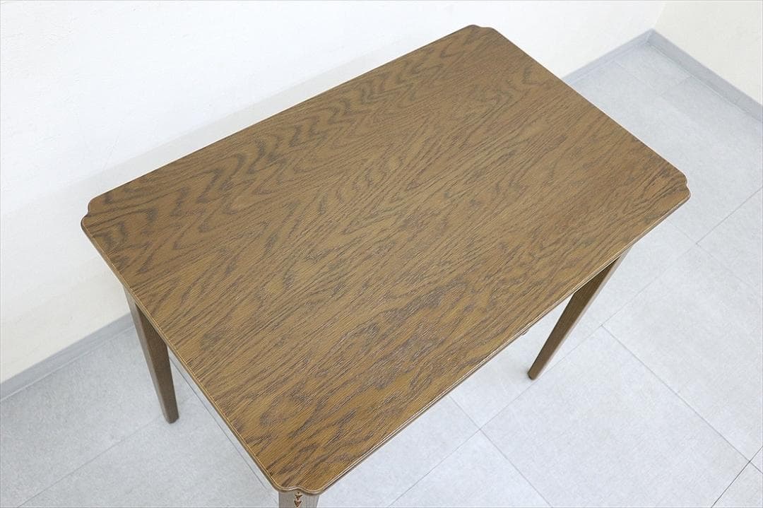 1 パリの雑貨屋 F-21 デスク 平机 机 引出付 天然木 コンソールテーブル