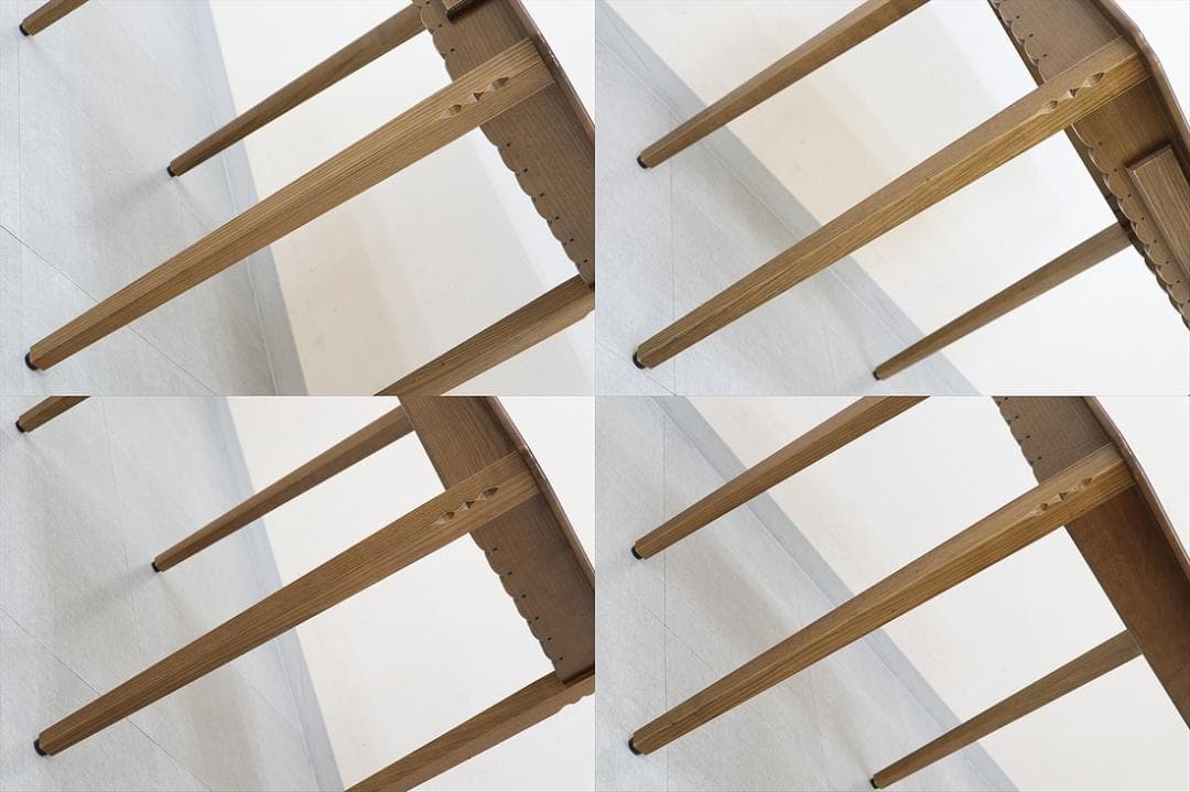 1 パリの雑貨屋 F-21 デスク 平机 机 引出付 天然木 コンソールテーブル