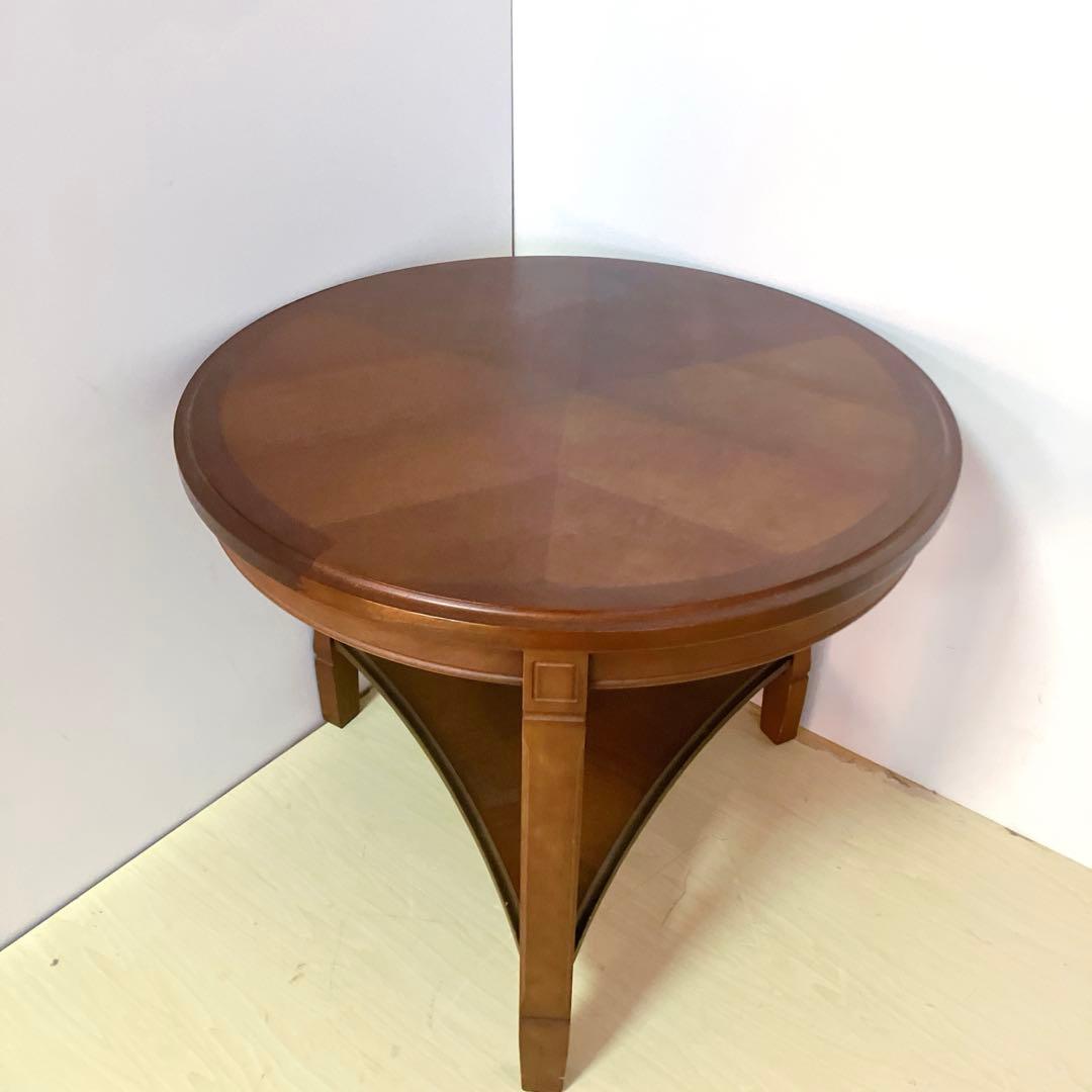 マルニ木工　maruni 地中海シリーズ　ラウンドテーブル　ローテーブル　サイド