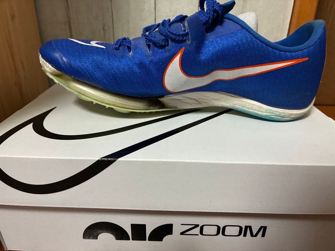 Nike air Zoom maxflyスパイクシューズ 青