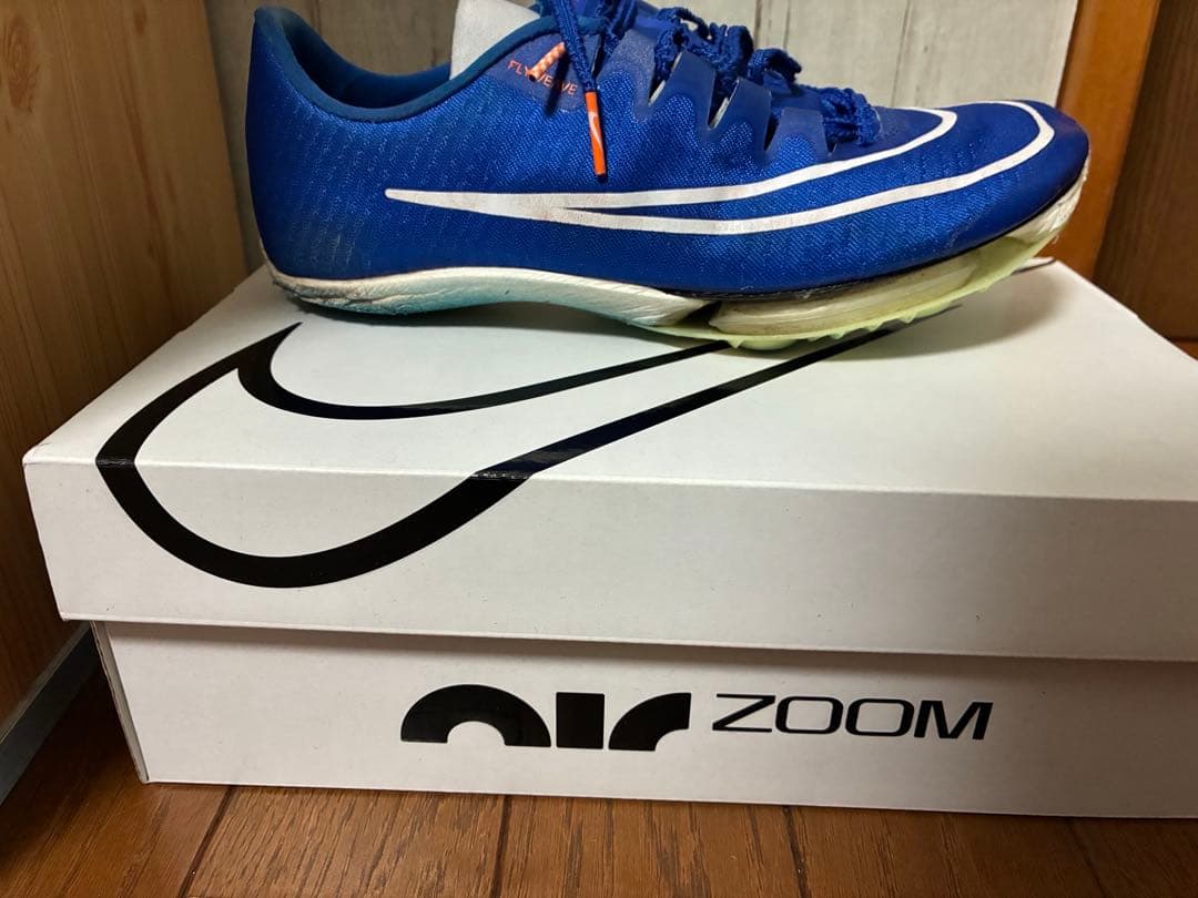 Nike air Zoom maxflyスパイクシューズ 青