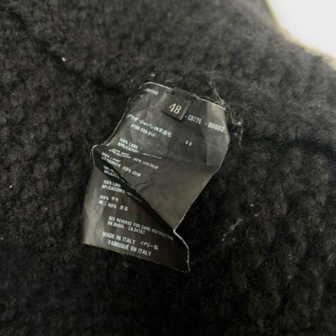 PRADAドライバーズニット ウール100% size 48 Black