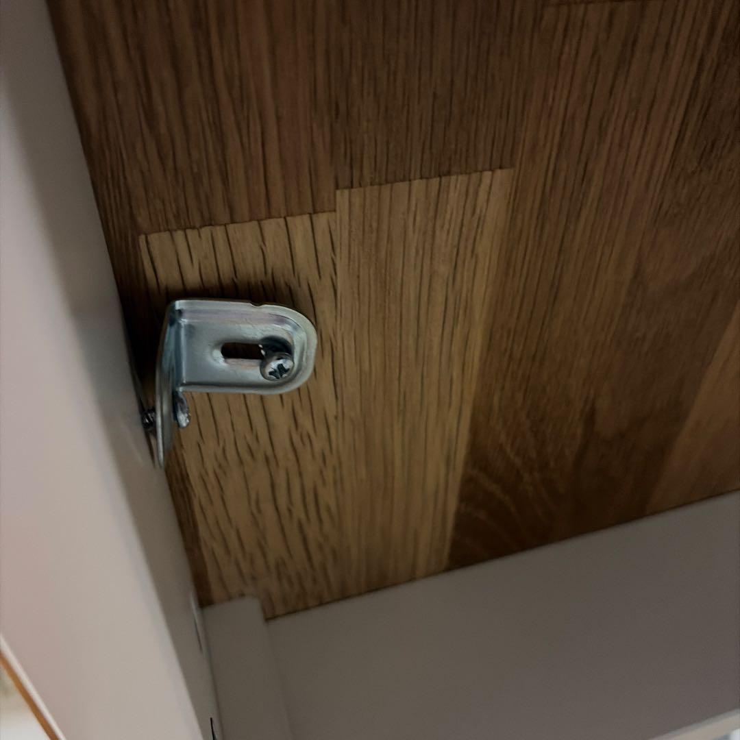 キャスター付きキッチンワゴン 2段式　ぐらつきあり