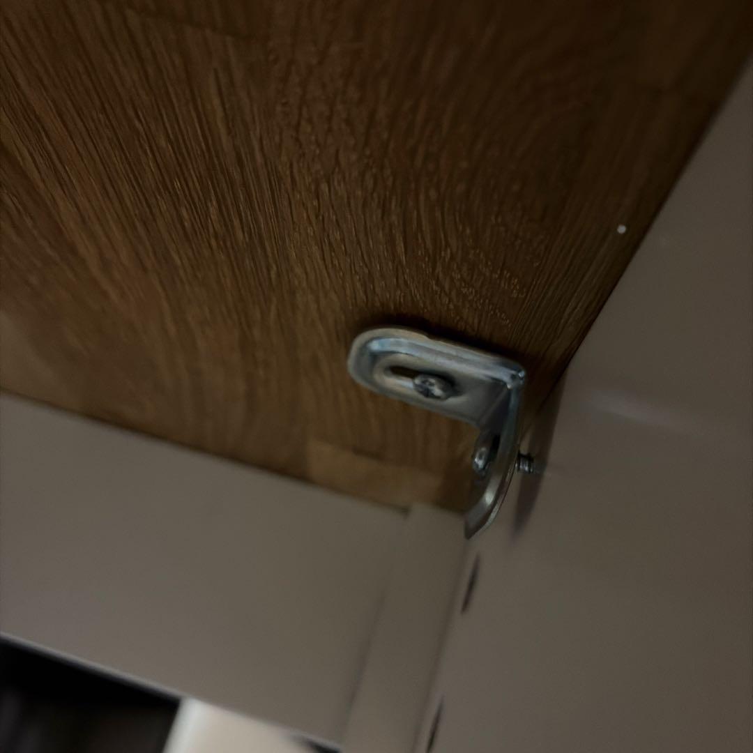 キャスター付きキッチンワゴン 2段式　ぐらつきあり