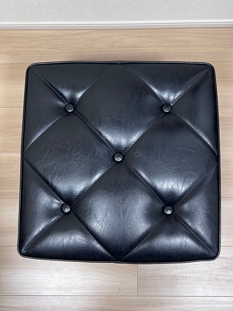 カリモク60 オットマン スタンダードブラック 送料込