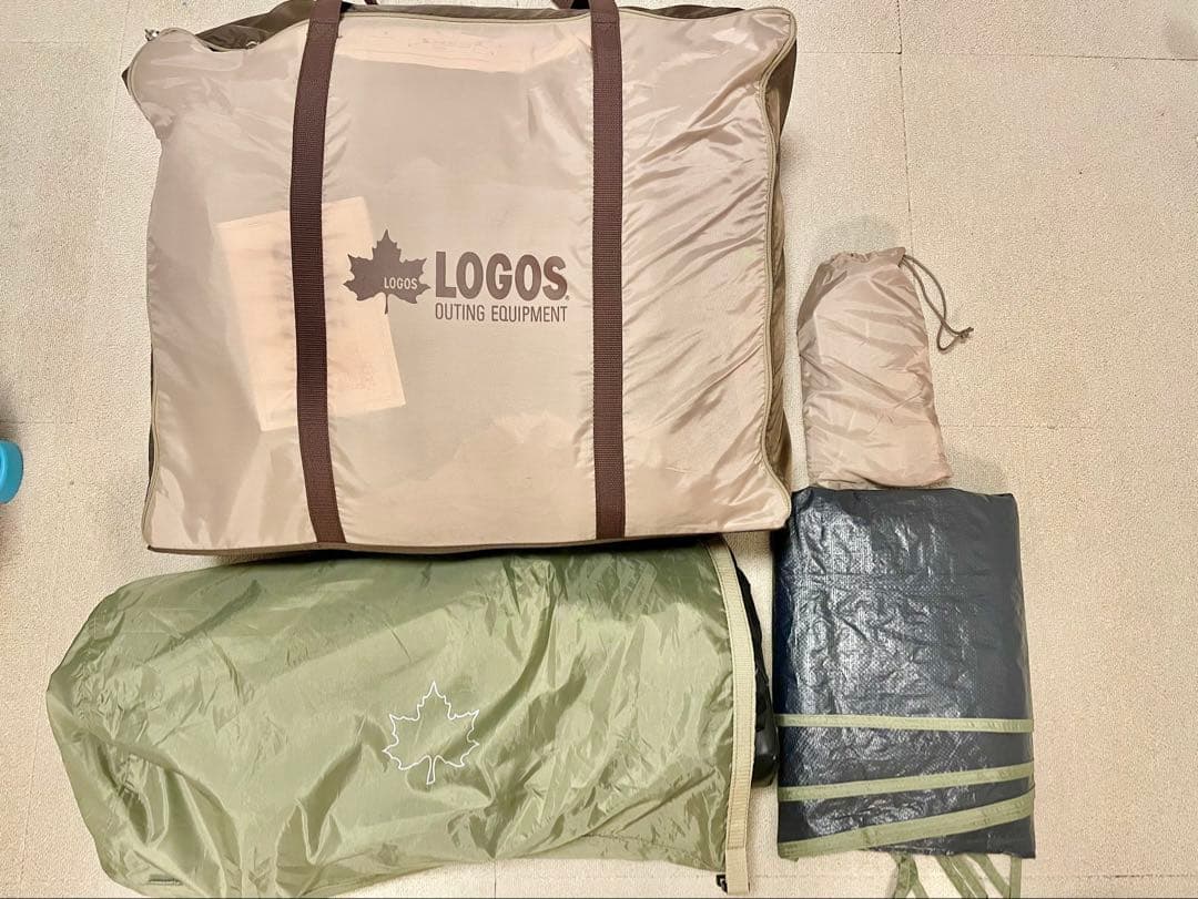 【美品】LOGOS 2ルーム ドゥーブルXL グランド＆インナーシートセット