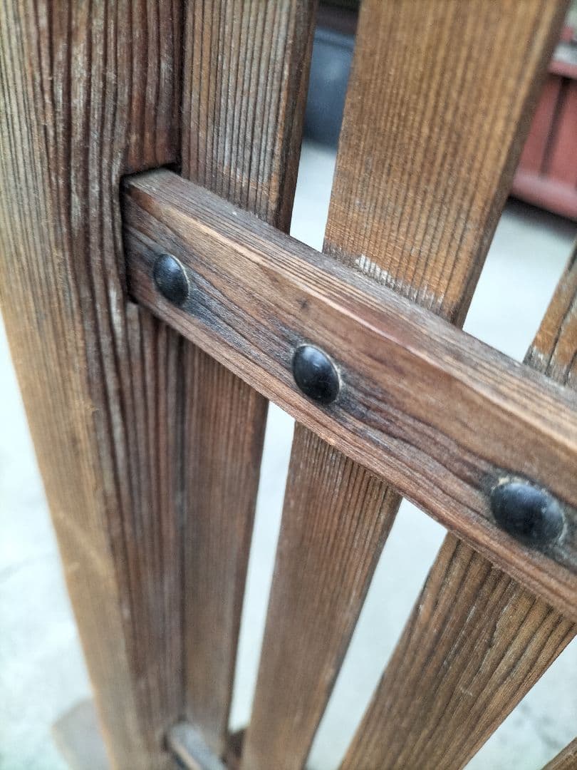 送料込！当時物　ついたて　間仕切り　レトロ　アンティーク　木製　古家具