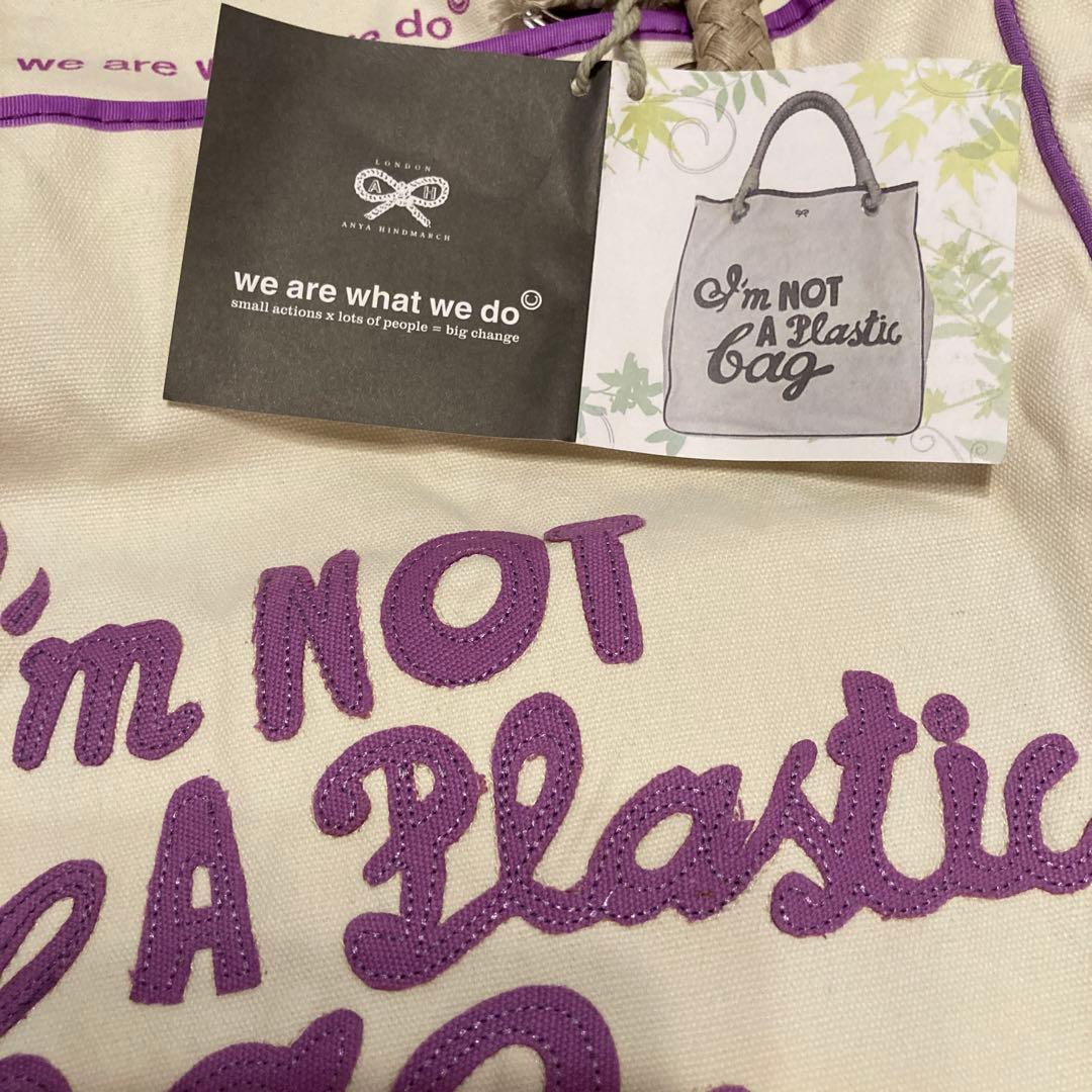 新品I’m NOT A Plastic Bag アニヤハインドマーチのエコバック