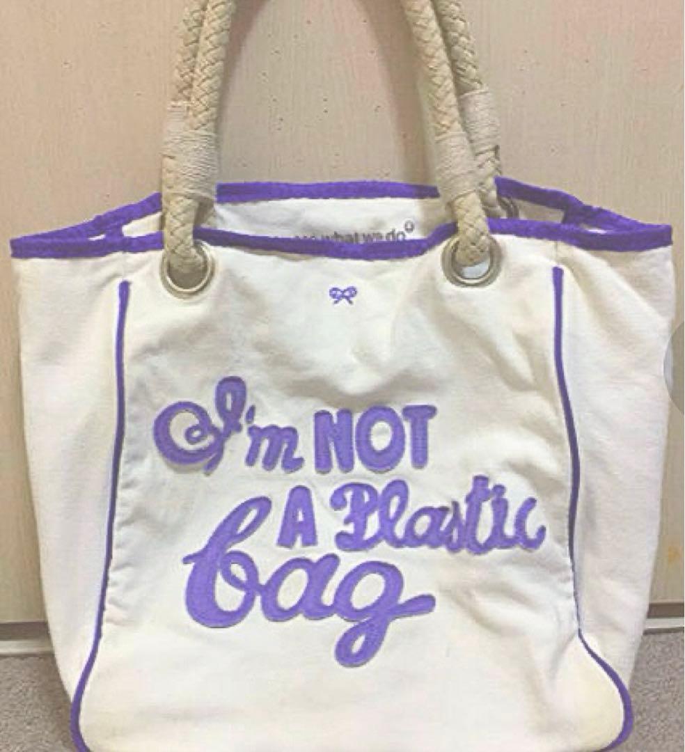 新品I’m NOT A Plastic Bag アニヤハインドマーチのエコバック