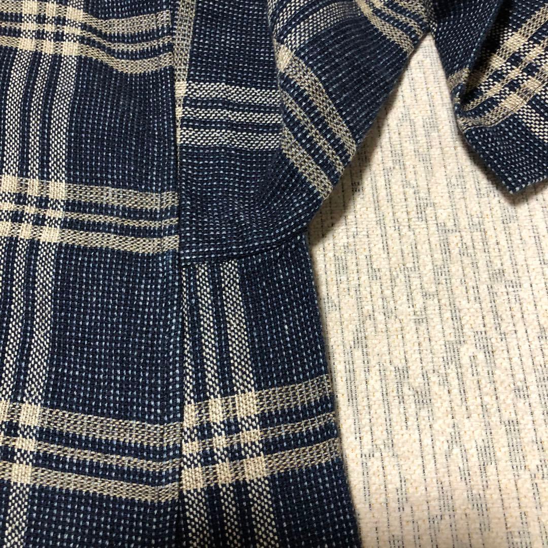 超美品 45R チェック柄ワンピース￼