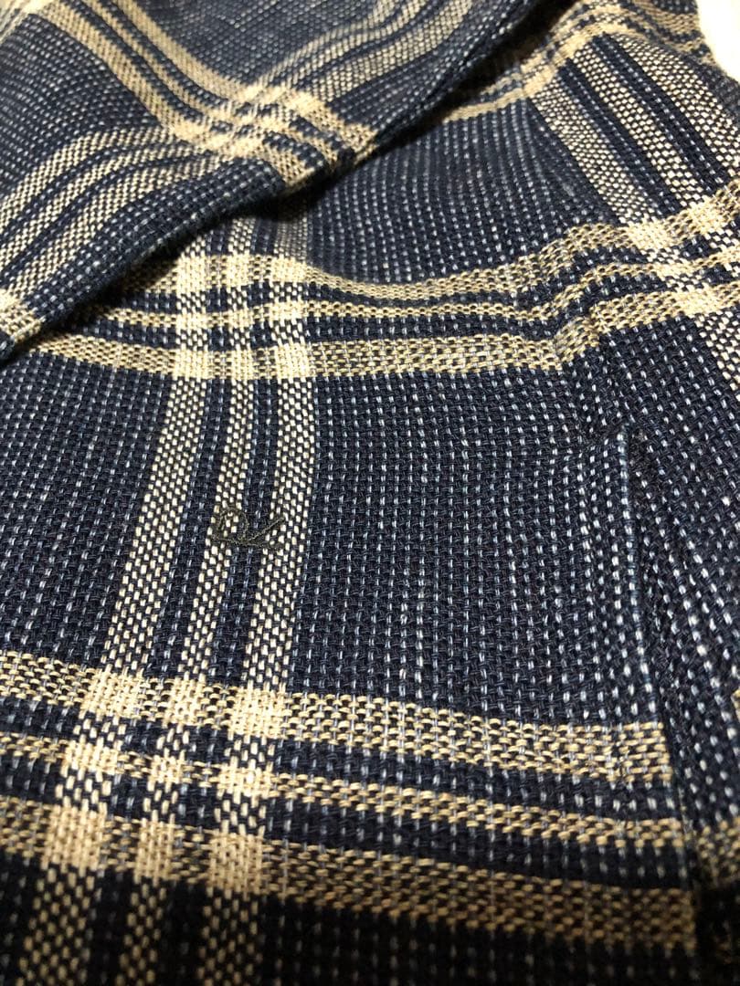 超美品 45R チェック柄ワンピース￼