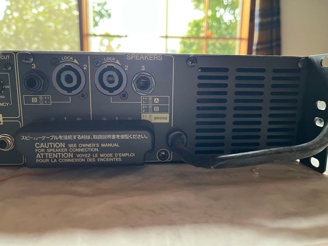 YAMAHA P3500S パワーアンプ　説明書有り