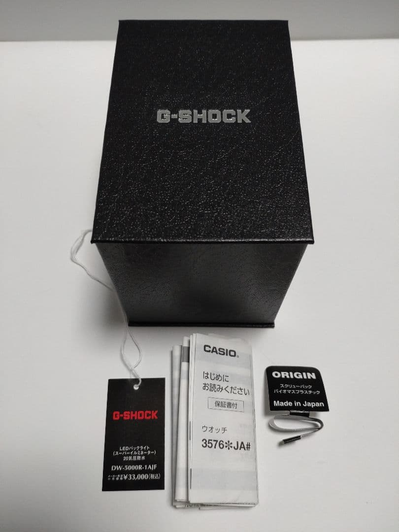 CASIO G-SHOCK DW-5000R-1AJF 初代 復刻モデル