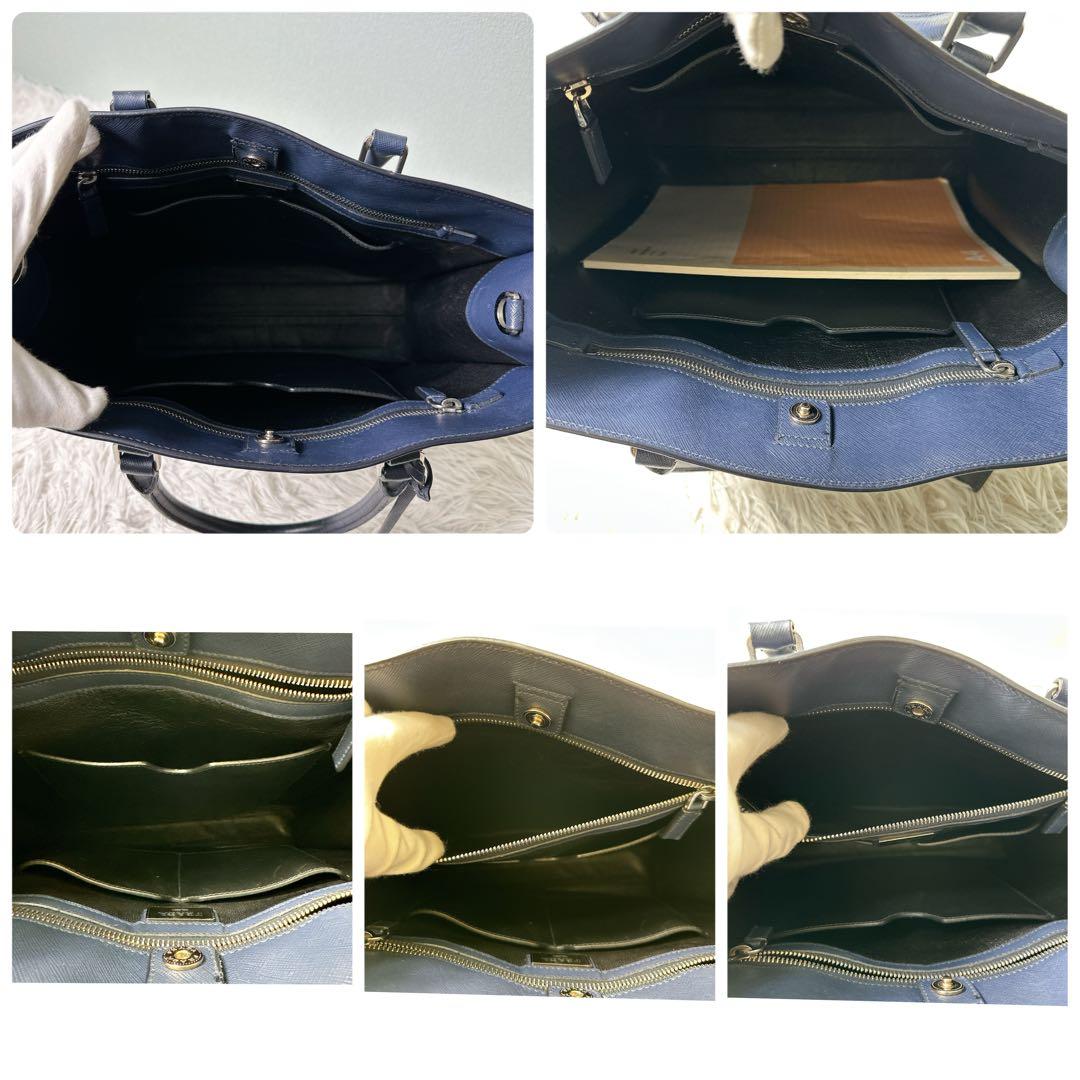 希少✨PRADA サフィアーノ VA1016 トートバッグ 2way ビジネス