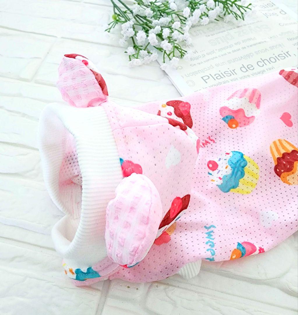 ♡♡ぷるぷる♡♡様❤️ティアードキャミ♡くま耳フード♡ハンドメイド犬服