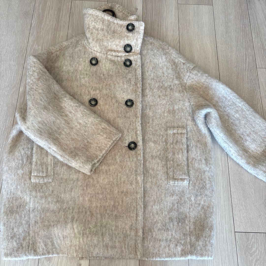 美品　コラージュ ガリャルダガランテ シャギーコート　ベージュ