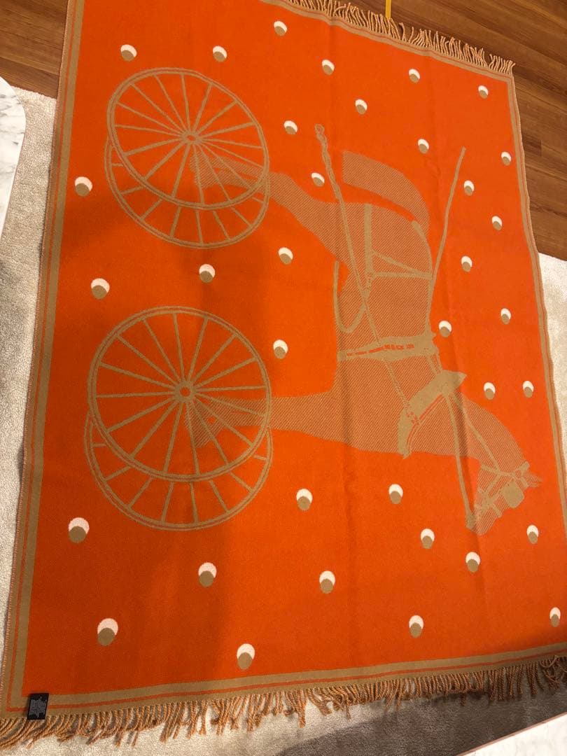 HERMES シュヴァルカブリオレ　ブランケット