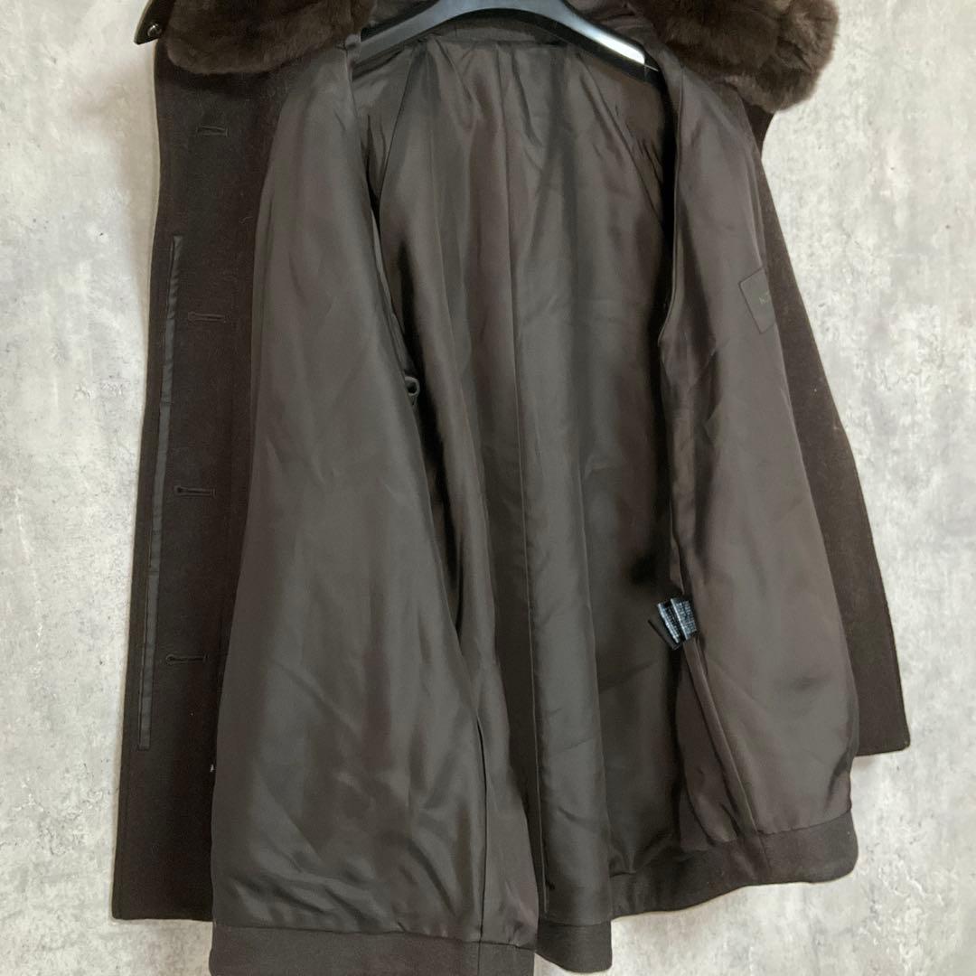 専用【K.T KIYOKO TAKASE】　アンゴラウールAラインショートコート