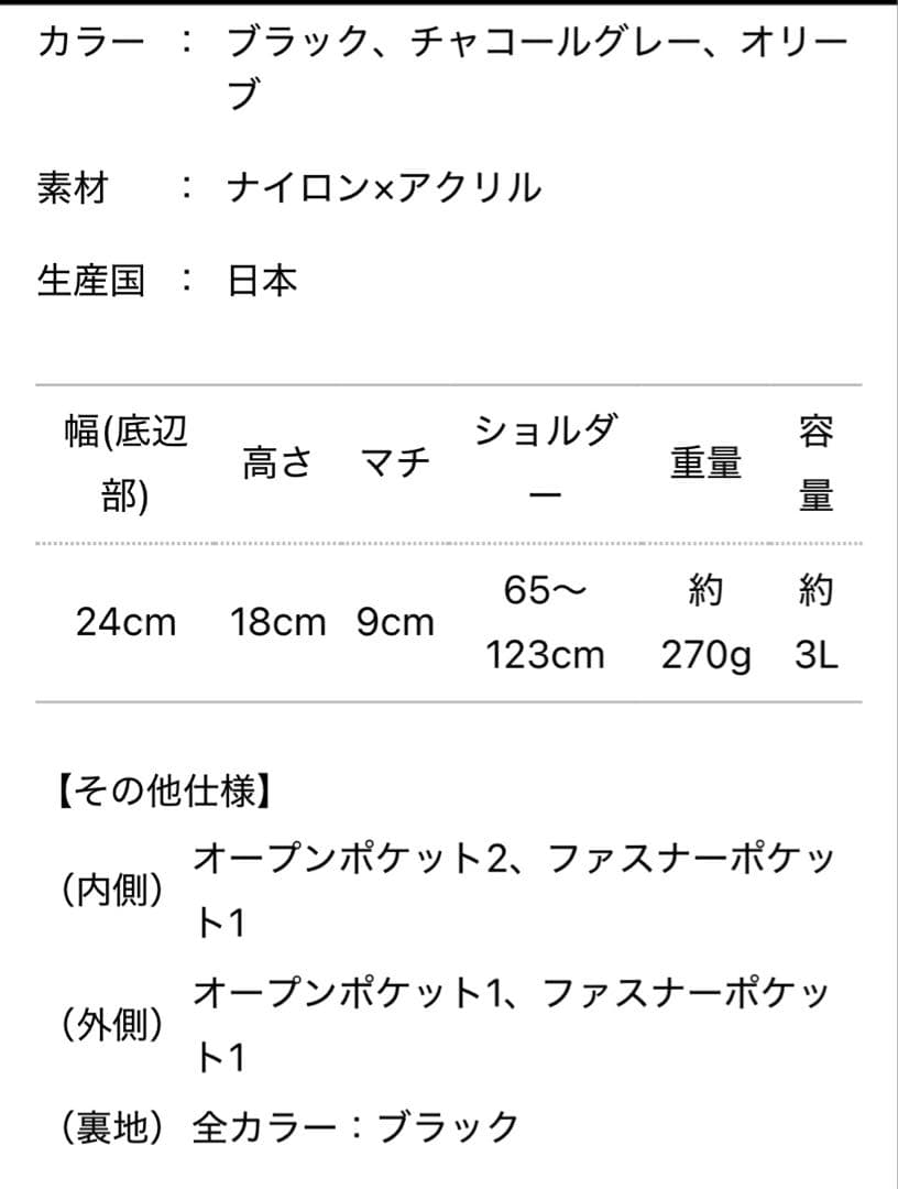 MARGARETHAWELL ideaダークグレー ショルダーバッグ