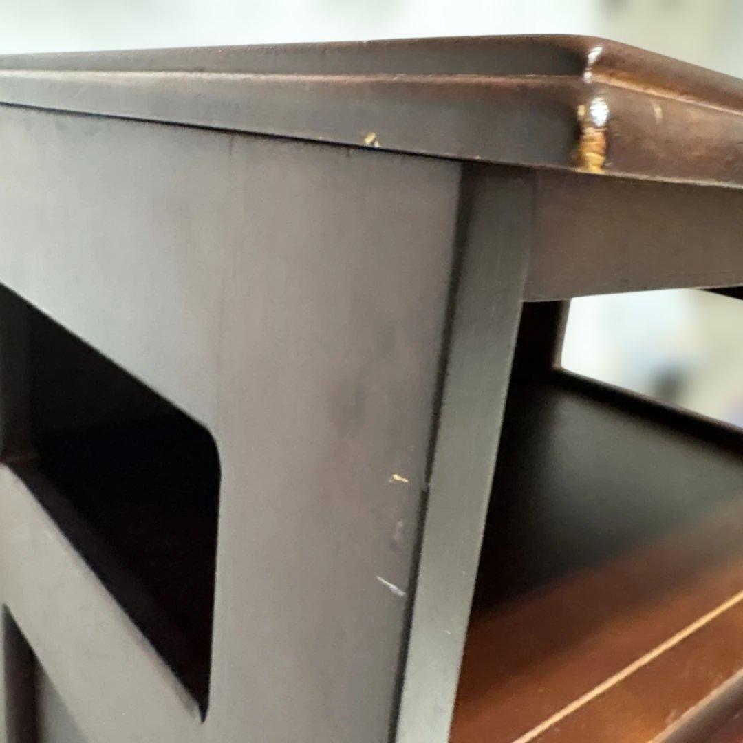 木製 多段チェスト 10段 ダークブラウン 収納家具 小引き出し 整理棚