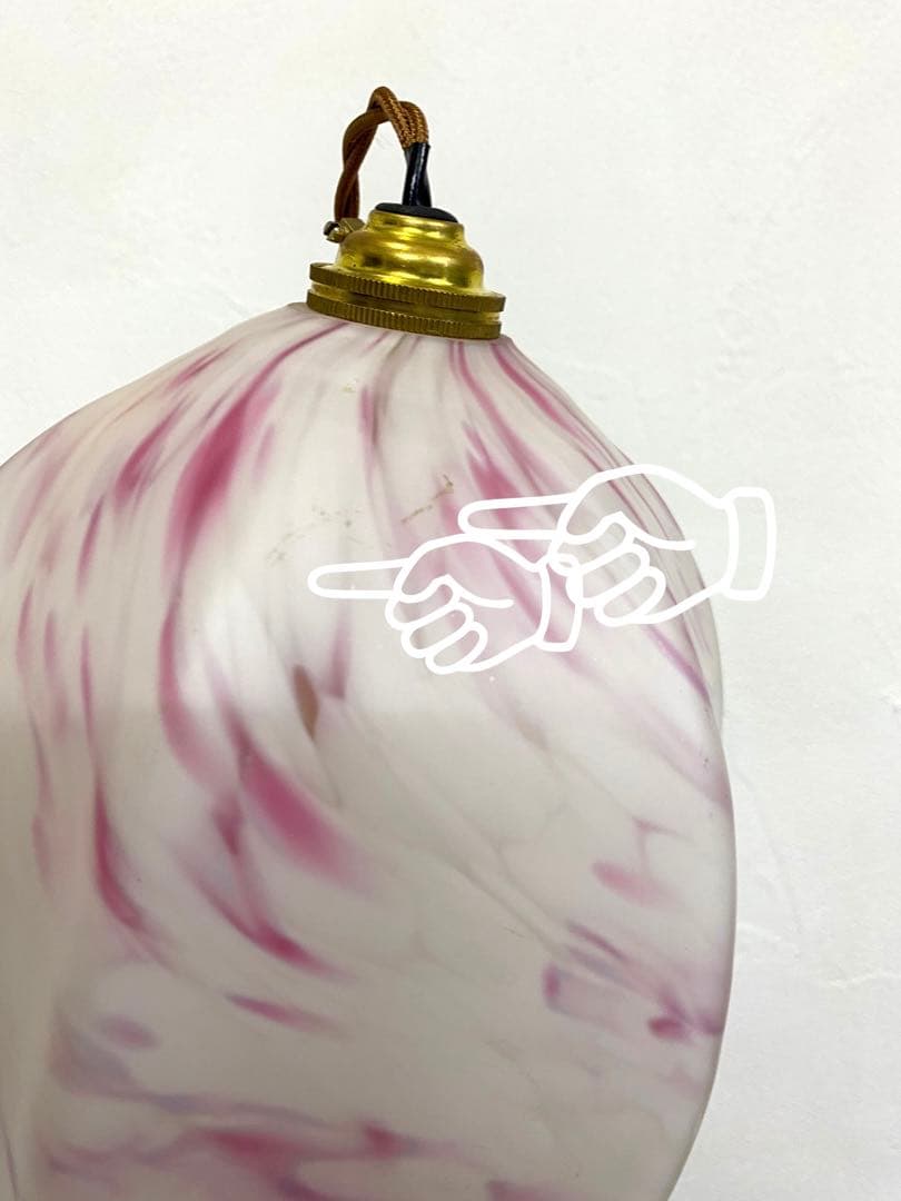 ガラスシェード ランプ ランプシェード 吊り下げランプ