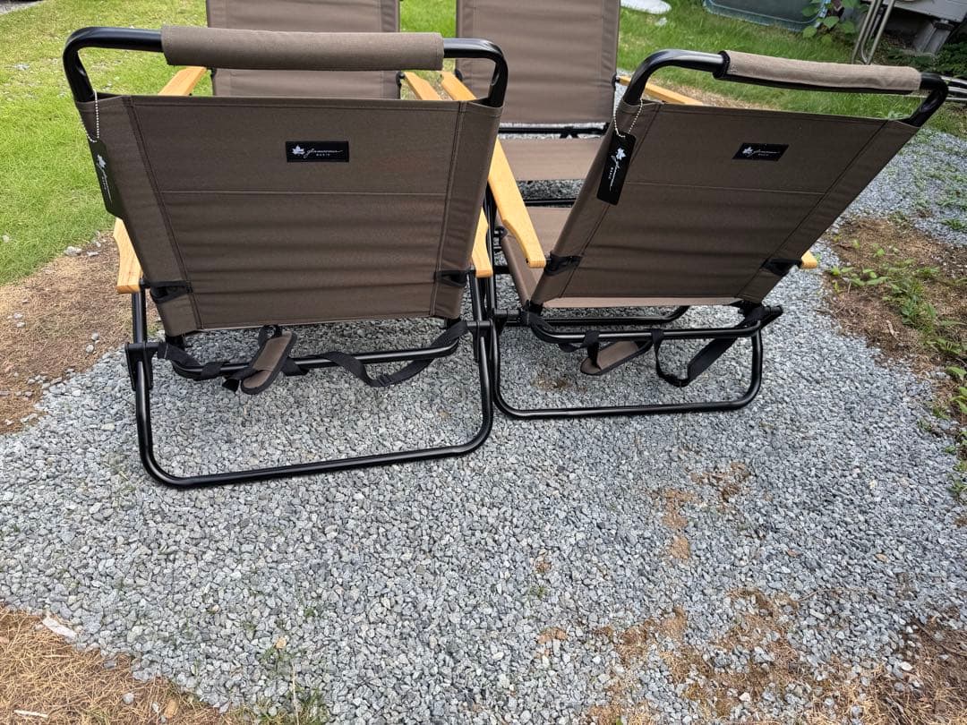 ロゴス　グランベーシックハイバック囲炉裏チェア4脚セット