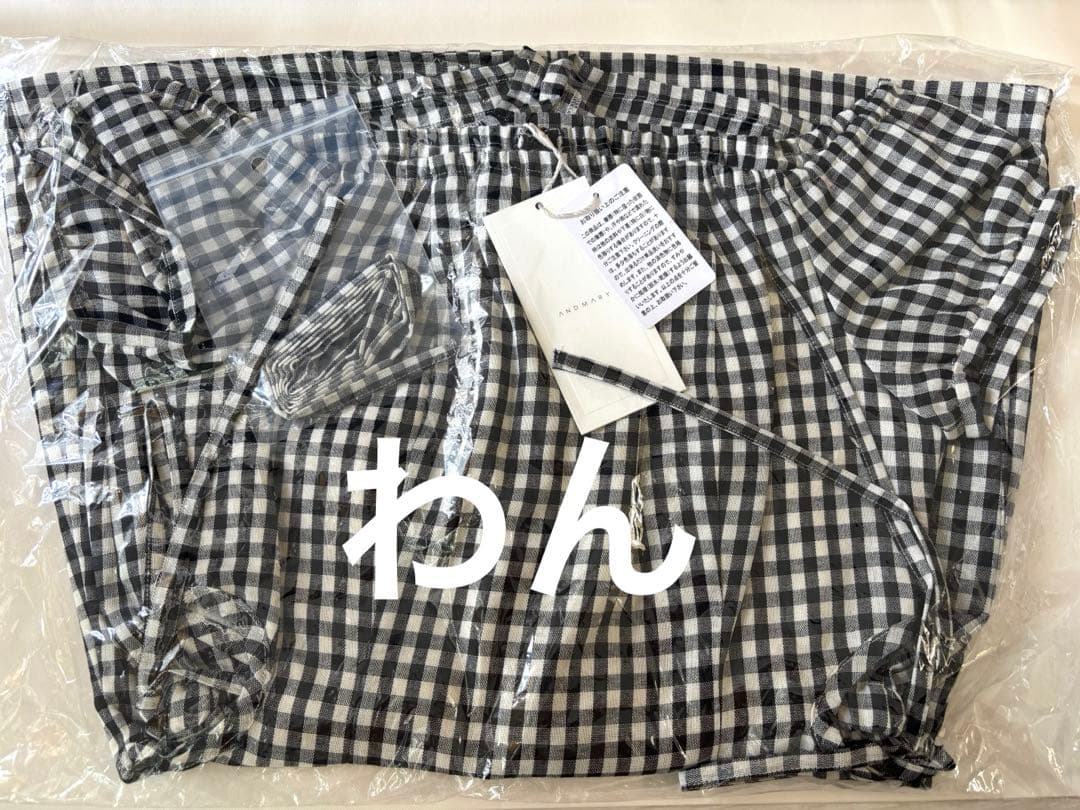 【新品未開封】andmary Becky check mini dress