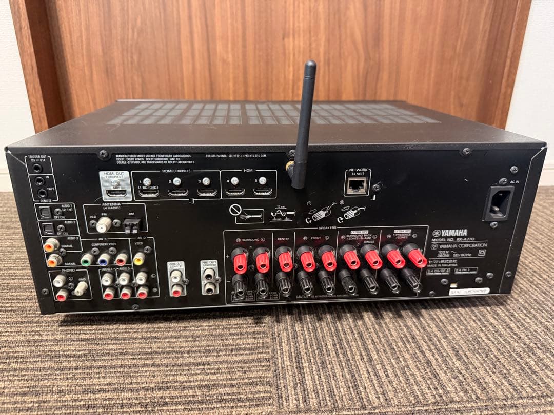 ヤマハ AVレシーバー RX-A770 AVENTAGE【動作確認済・元箱付】